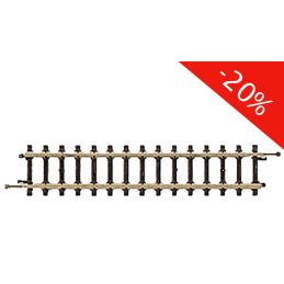 Train électrique, rail Z Rail droit 110 mm, boite de 10 rails