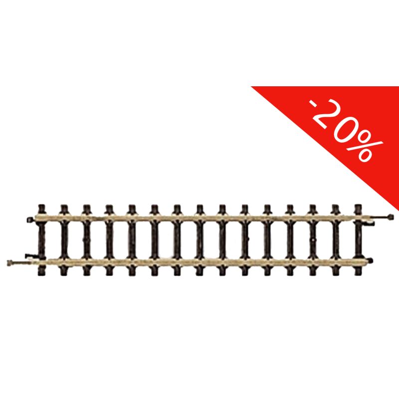 Train électrique, rail Z Rail droit 110 mm, boite de 10 rails