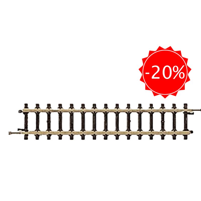 Train Marklin rail droit 55 mm au Z, boite de 10 rails