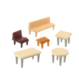 Tables, chaises+bancsN