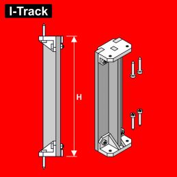 Colonnes pour superstructure 6 pcs hauteur 80 mm.