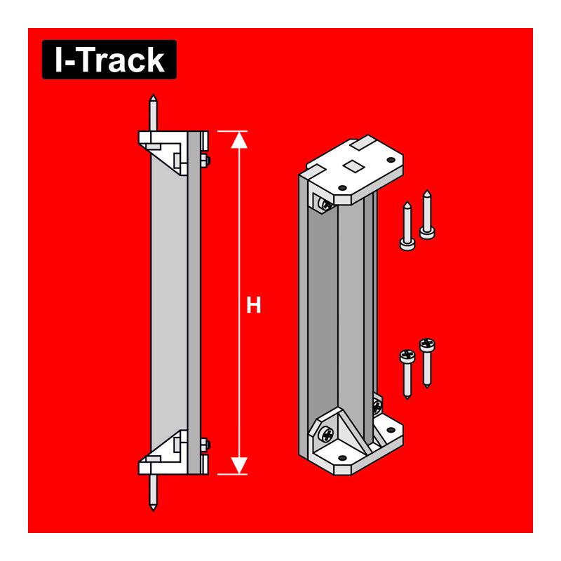 Colonnes pour superstructure 6 pcs hauteur 80 mm.