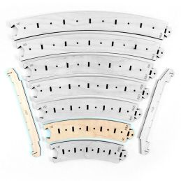 Gabarits pour rails courbes R3/R4 FLEXI H0 6 pcs