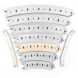 Gabarits de piste d'arc R1/R2:R4/R5 FLEXI H0 6 pcs