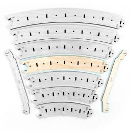 Gabarits arc.tracks R2/R3:R5/R6 avec substrat H0 6 pcs