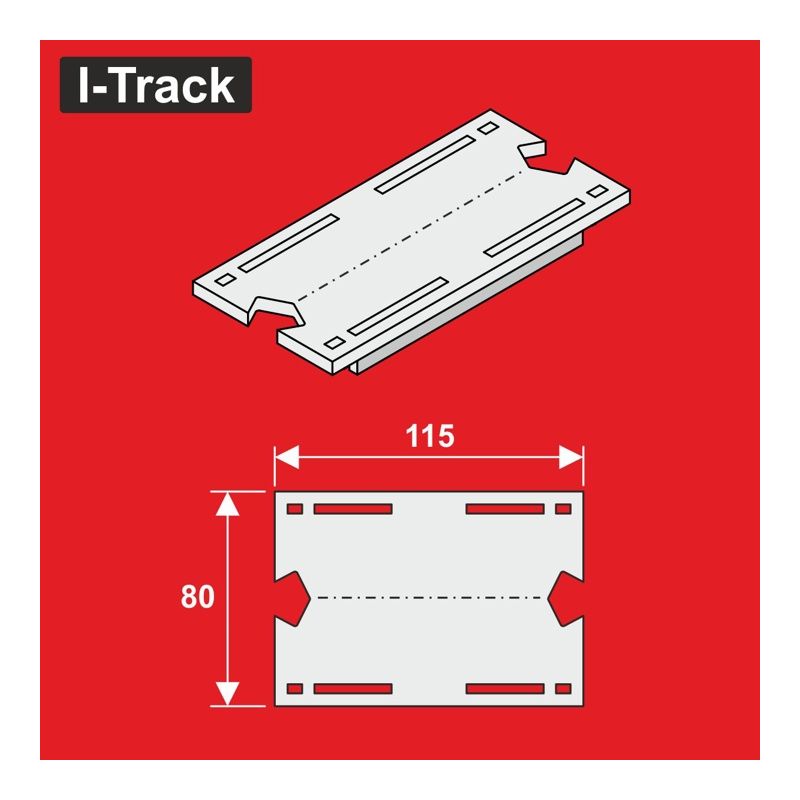 RÉDUCTION H0 1-rail 80x115mm 1pc