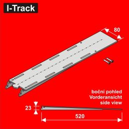 Segment de démarrage H0 1 voie, largeur 80 mm 1 pièce