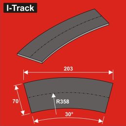 Dortoir H0. arc de sous-couche Dortoir H0. arc de sous-couche Ra358x70x5mm, 30°, 1k. 12 pièces, 30°, 1k. 12 pièces