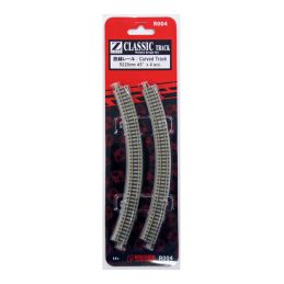 Rails courbes R220mm 45° (4 pcs) - ROKUHAN - R004