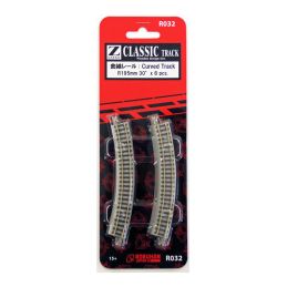 Rails courbes R195mm 30° (6 pcs) - ROKUHAN - R032