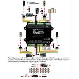 Décodeur d'accessoires polyvalent RailBox Electronics 28 sorties