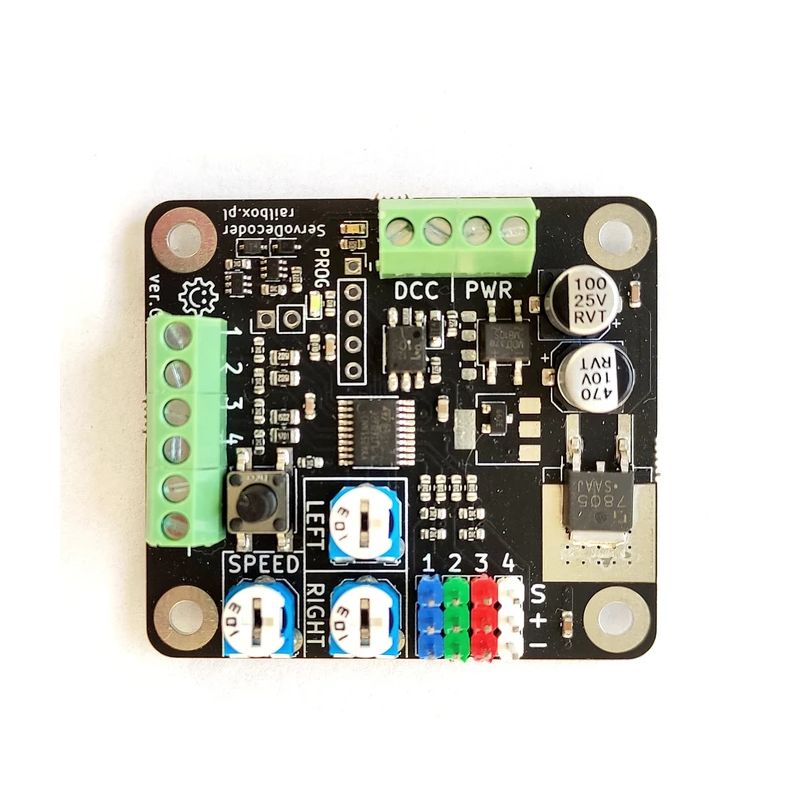 Servo-décodeur 4 sorties RailBOX Electronics