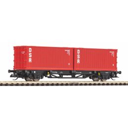 Wagon porte container 2x20' Dsr