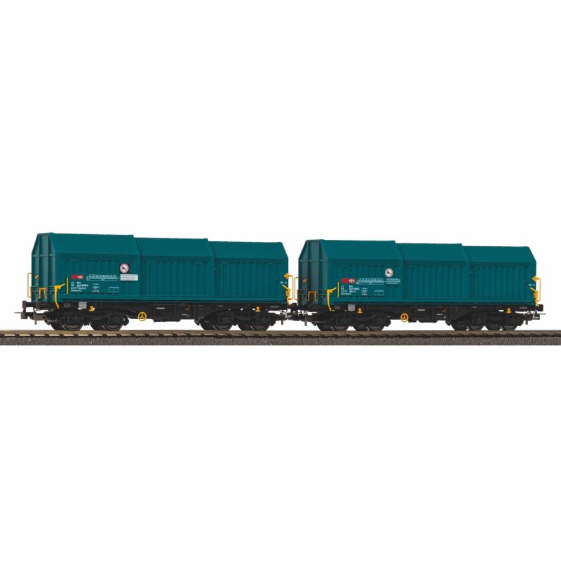 Set 2 wagons téléscopiques