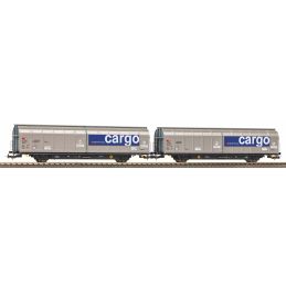 Set 2 Wagons a parois coulissantes
