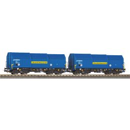Set 2 wagons téléscopiques