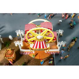 Grande roue à vapeur nostalgique
