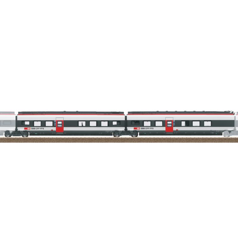 Add-On Car Set 2 for the Class RABe 501 Giruno Add-On Car Set 2 for the Class RABe 501 Giruno