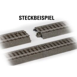 Märklin Wide-Angle Double Slip Switch (DSS) Length 236.1 mm / 9-5/16"