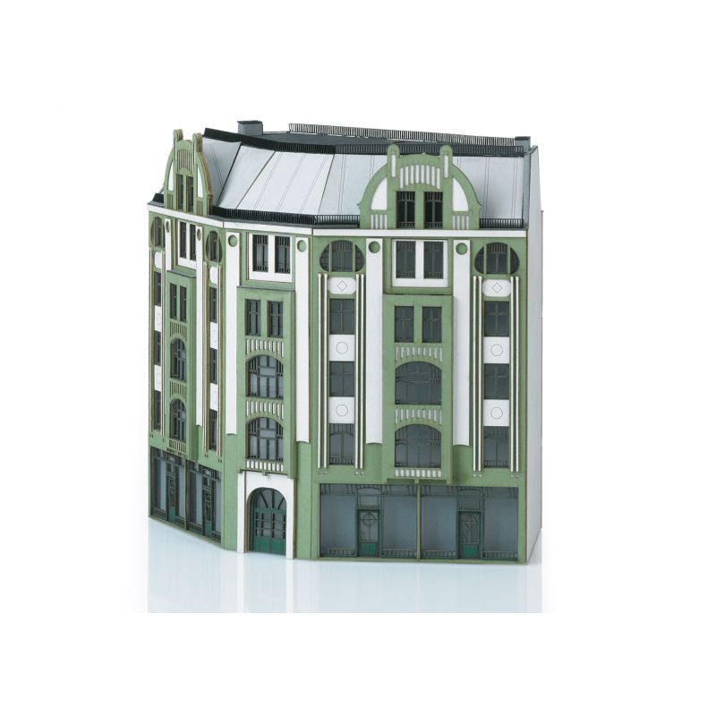 Building Kit for a Large Corner City Building in Art Nouveau Building Kit for a Large Corner City Building in Art Nouveau