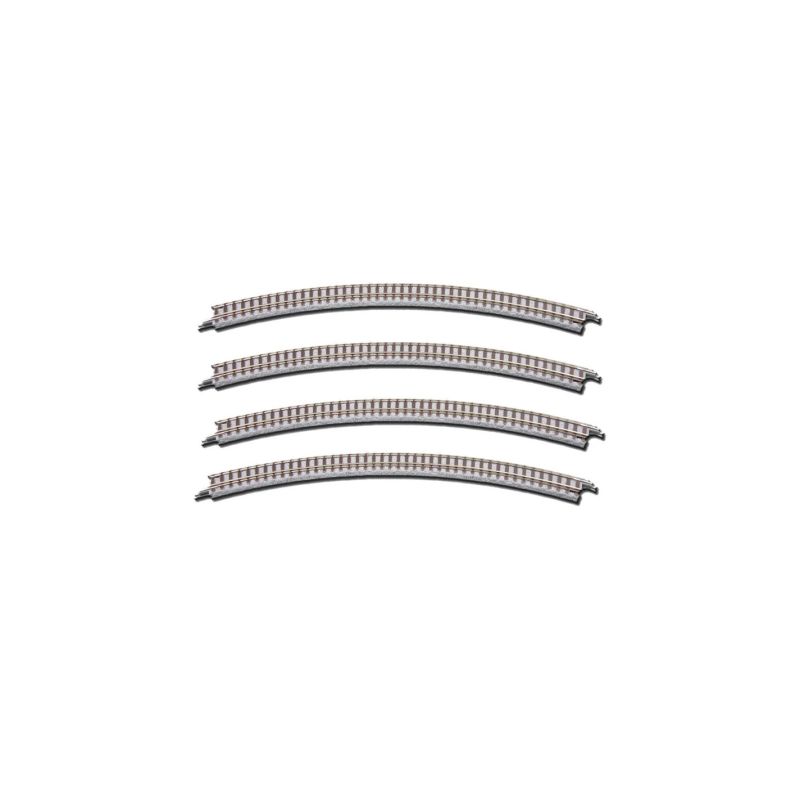Rails courbes R220mm 45° (4 pcs) - ROKUHAN - R004 Rails courbes R220mm 45° (4 pcs) - ROKUHAN - R004