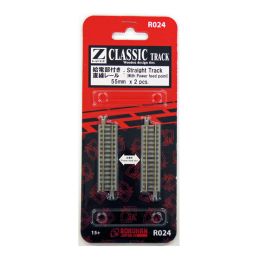 Rails droits 55mm (2pcs) - ROKUHAN - R024 Rails droits 55mm (2pcs) - ROKUHAN - R024