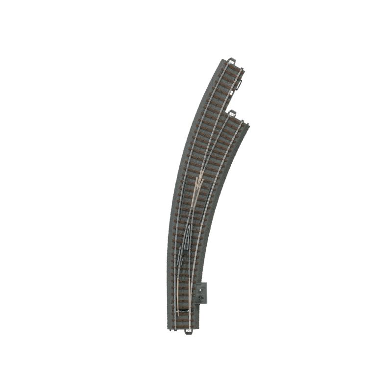 Aiguillage courbe Märklin à droite rayon 515 mm Aiguillage courbe Märklin à droite rayon 515 mm