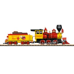 Train électrique echelle G Train miniature Locomotive à vapeur Coca-Cola® Mogul