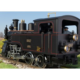LGB Train de jardin ou d'interieur Train miniature Locomotive à vapeur série HG 3/3 du chemin de fer à vapeur du Ballenberg