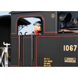 LGB Train de jardin ou d'interieur Train miniature Locomotive à vapeur série HG 3/3 du chemin de fer à vapeur du Ballenberg