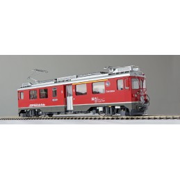 Modéslime férroviaire, locomotive G Pullman IIm, RhB ABe 4/4 III, n° 56, Corviglia, rouge, Ep V