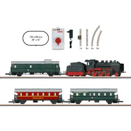 Coffret de départ "Museum Passenger Train" avec une locomotive à vapeur classe 24.