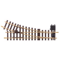 LGB Train de jardin ou d'interieur Train miniature Aiguillage manuel droit R3, 22,5°