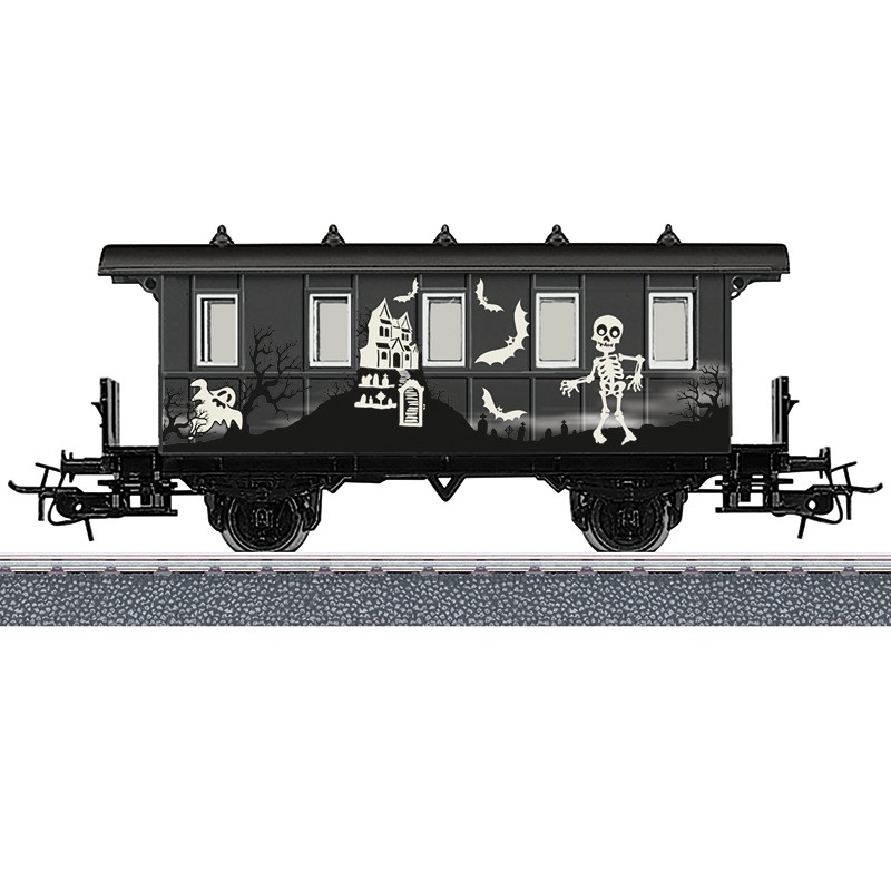 Märklin Start up - Voiture de tourisme d'Halloween ? Brille dans le noir