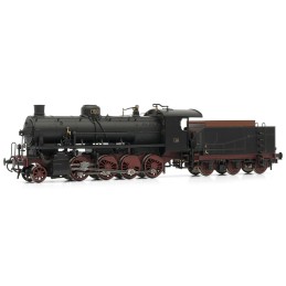 Locomotive Rivarossi (H0 1:87) DCC, locomotive à vapeur classe Gr.740 avec engrenage Caprotti, tender à 3 essieux et grand chass