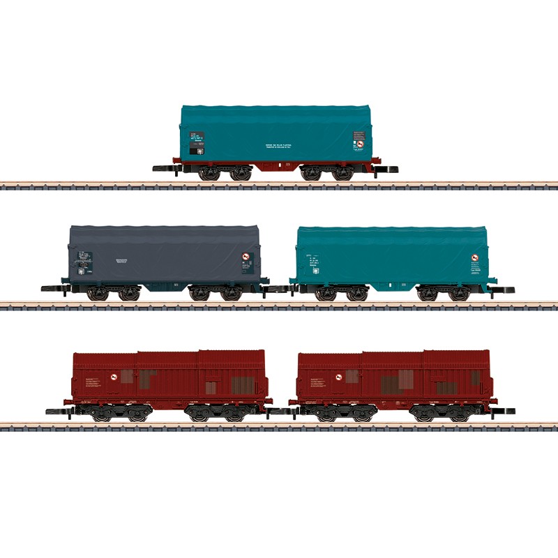 Ensemble de wagons de marchandises