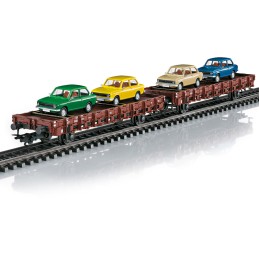 Coffret de wagons plats "DAF 66"