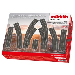 Train électrique Märklin Coffret de complément C4 pour voie C