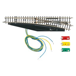 Aiguillage droit électrique 110 mm