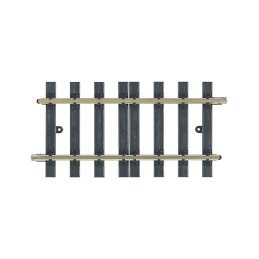 Piste droite. 2 sections diagonales 152,2 mm