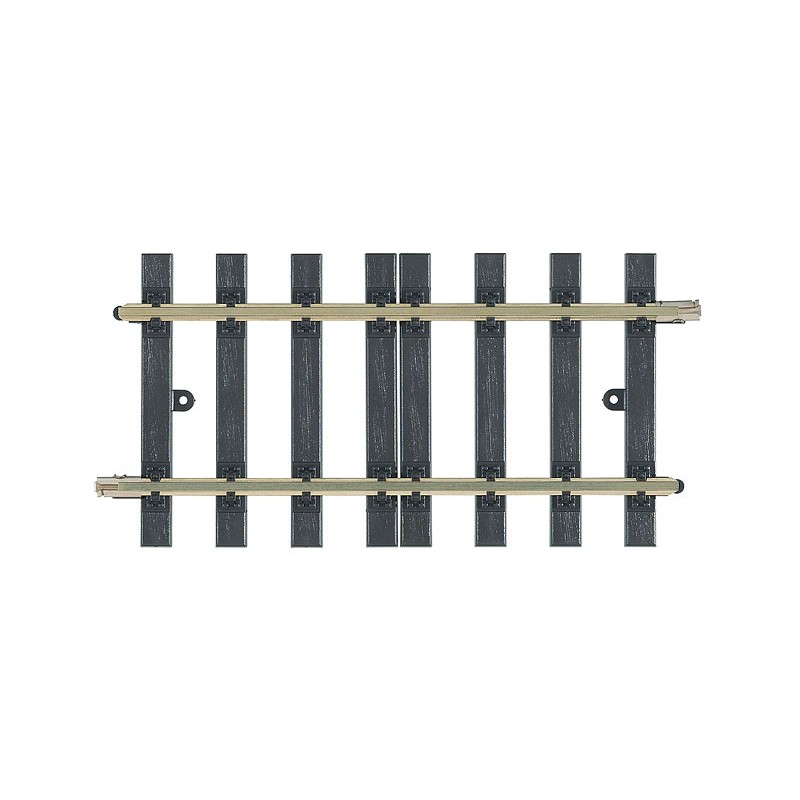 Piste droite. 2 sections diagonales 152,2 mm