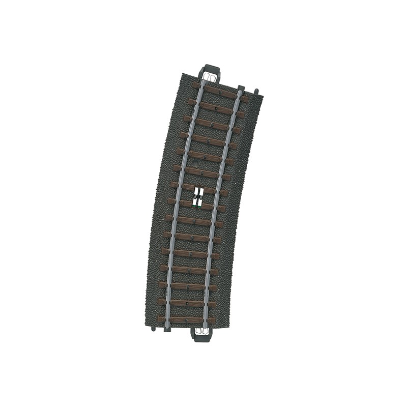 Rail de circuit courbe 437,5 mm / 15°