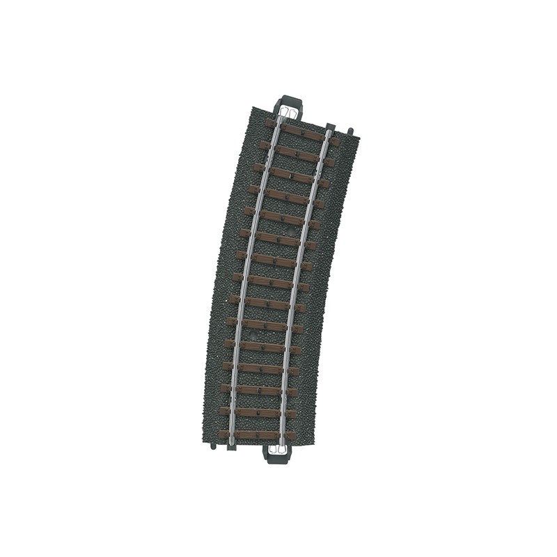 Rail courbe 437,5 mm / 15°