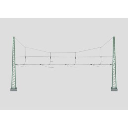 Assemblage de travée transversale pour 4 rails