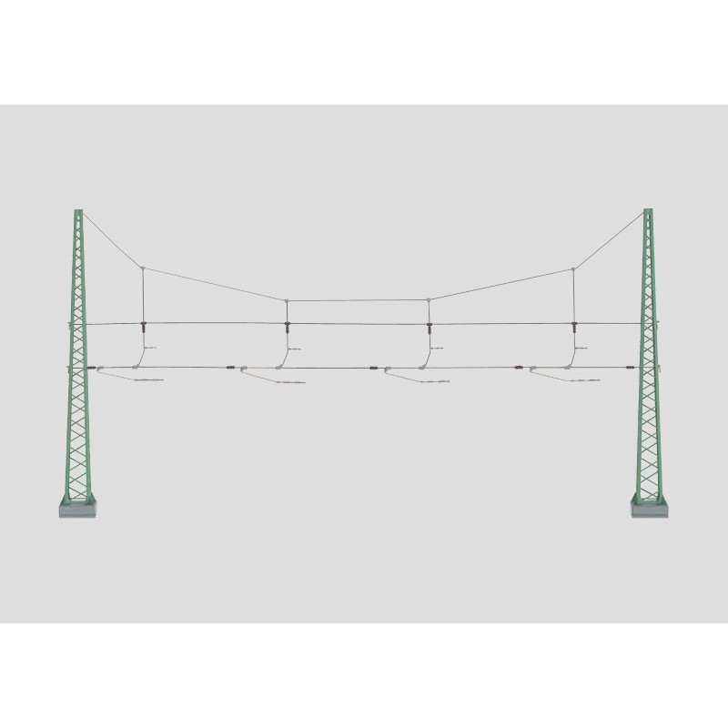 Assemblage de travée transversale pour 4 rails