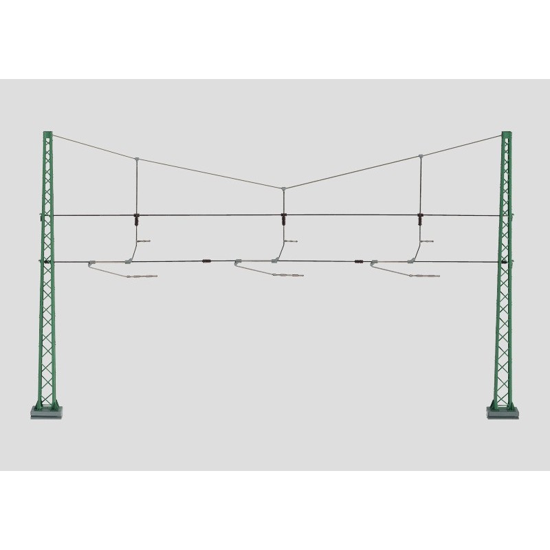 Assemblage de travée transversale pour 3 rails