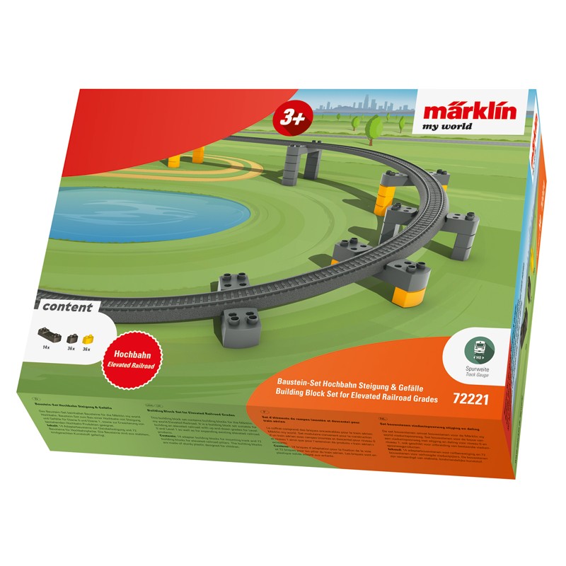 Märklin my world ? Jeu de blocs de construction pour voies ferrées surélevées