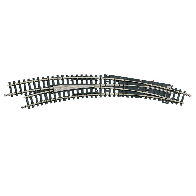 Train electrique courbe aiguillage droit R3/R4 polaire gauche