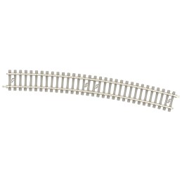 Rail courbe Minitrix avec traverses béton rayon 492,6 mm