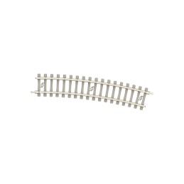 Rail courbe Minitrix avec traverses béton rayon 295,4 mm